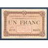 Puy-de-Dôme 1 franc, TTB, ND Pirot 103.21 Billet de la chambre de commerce