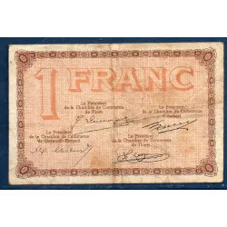 Puy-de-Dôme 1 franc, TB, ND Pirot 103.21 Billet de la chambre de commerce
