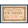 Puy-de-Dôme 1 franc, Sup, ND Pirot 103.17 Billet de la chambre de commerce
