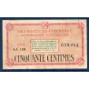 Puy-de-Dôme 50 centimes, TB, ND Pirot 103.23 Billet de la chambre de commerce