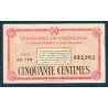Puy-de-Dôme 50 centimes, Spl, ND Pirot 103.19 Billet de la chambre de commerce