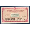 Puy-de-Dôme 50 centimes, Sup, ND Pirot 103.18 Billet de la chambre de commerce