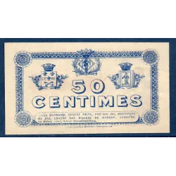 Perpignan 50 centimes, Spl, 28.4.1916 Pirot 100.14 Billet de la chambre de commerce