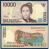 Indonésie P.137f, Neuf Billet de 10000 Rupiah 2003 Tjut Njak Dhien