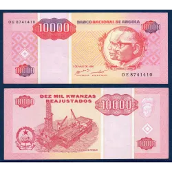 Angola P.137, Sup Billet de 10000 Kwanzas 1995 Plateforme pétrolière