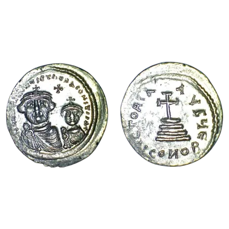Solidus Héraclius (610-641), SB 738 Constantinople 5eme officine