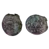 Demi Follis Héraclius (610-641) SB 874 atelier Carthage