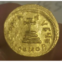 Solidus Héraclius (610-641), SB 738 Constantinople 5eme officine