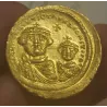 Solidus Héraclius (610-641), SB 738 Constantinople 5eme officine