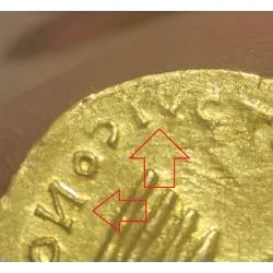 Solidus Héraclius (610-641), SB 738 Constantinople 5eme officine