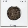 Gros Florette Charles VI (1417) pièce de monnaie royale