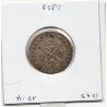 10 Sols aux insignes 1706 9 Rennes TTB Louis XIV pièce de monnaie royale