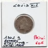 5 Sols aux insignes 1702 9 Rennes TTB- Louis XIV pièce de monnaie royale