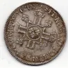 Ecu aux 8L 2eme type 1705 B Rouen TTB+ Louis XIV réformé pièce de monnaie royale
