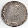 Ecu Vertugadin 1717 B Rouen TTB Louis XV pièce de monnaie royale