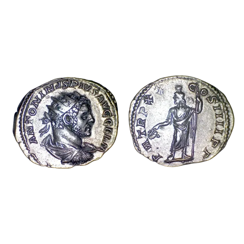 Antoninien Caracalla (217) Ric 289f Sérapis Rome Antoninien Caracalla (217) Ric 289f Sérapis Rome