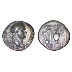 Denier de Vespasien (72-73) RIC 356 AVGVR TRI POT atelier Rome