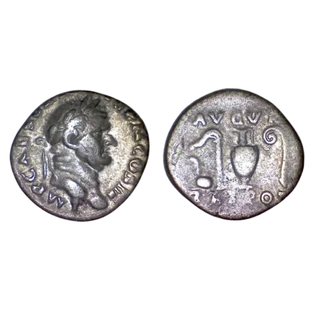 Denier de Vespasien (72-73) RIC 356 AVGVR TRI POT atelier Rome