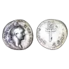 Denier de Vespasien (74) RIC 703 caducée atelier Rome