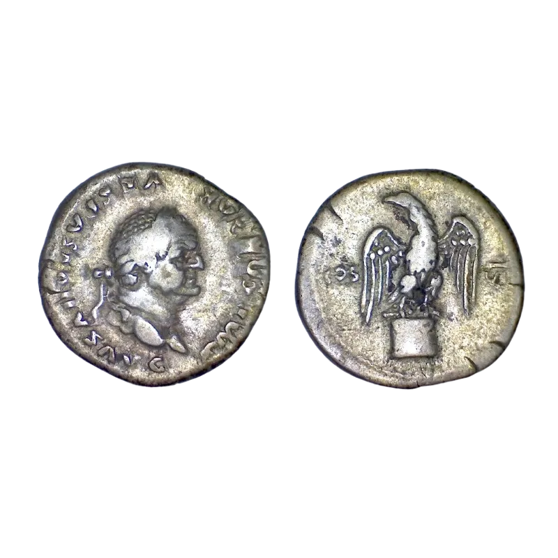 Denier de Vespasien (76) RIC 847 Aigle atelier Rome