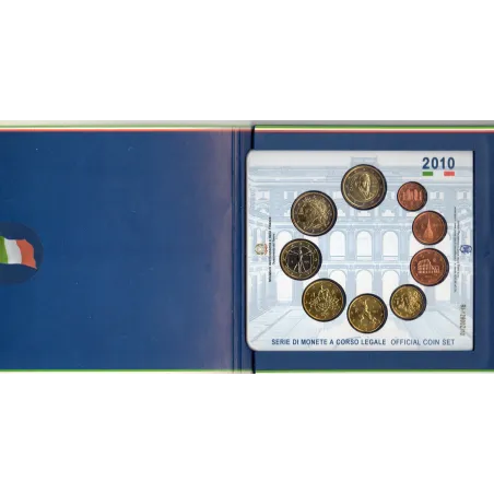 Coffret BU Italie 2010 série de pièce euro brillant universel