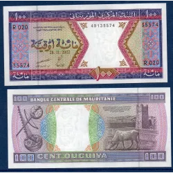 Mauritanie P.4k, neuf Billet de 100 Ouguiya 2002 instruments