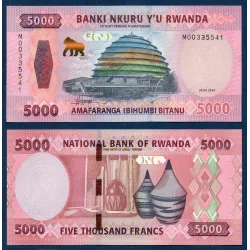 Rwanda P.41, Neuf, Billet de 5000 Francs 2024 Convention Kigali