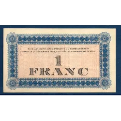 Roanne 1 franc, TTB, 28.6.1915 Pirot 106.2 Billet de la chambre de commerce