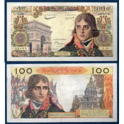 100 Nouveaux Francs Bonaparte, TTB-, 4.2.1960 Billet de la banque de France