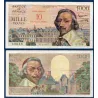 10 Nouveaux Francs / 1000 Francs Richelieu, TTB, 7.3.1957 Billet de la banque de France