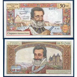 50 Nouveaux Francs Henri IV, TTB+, 5.11.1959 Billet de la banque de France