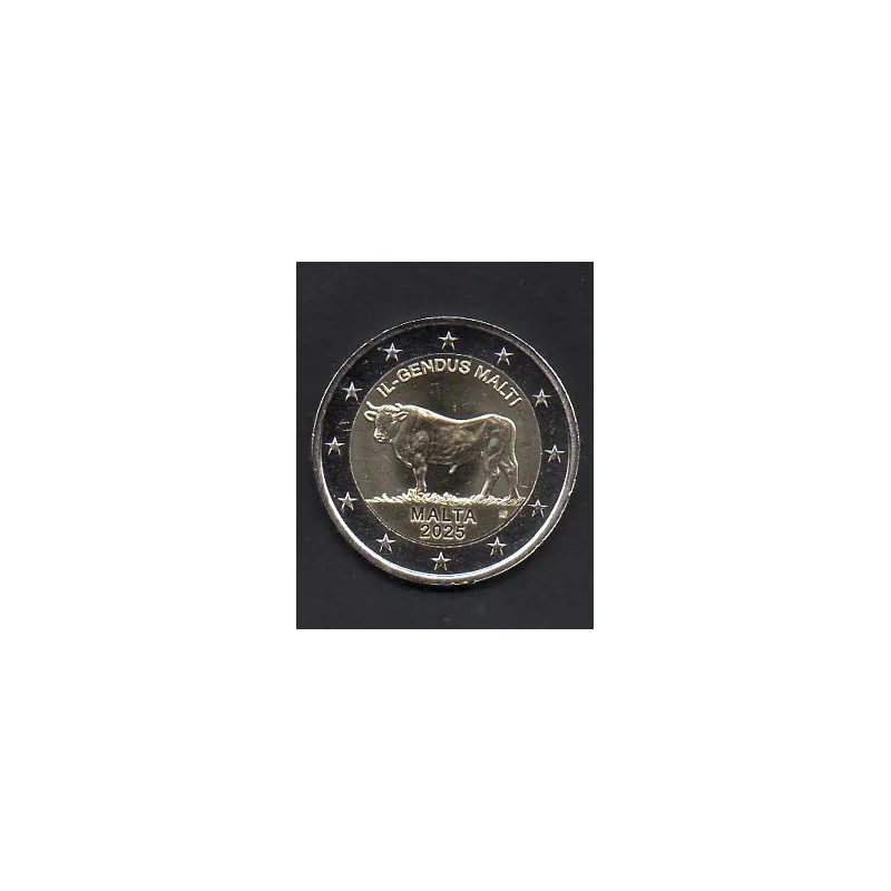 2 euro commémorative Malte 2025 Gendus pièce de monnaie € 2 euro commémorative Malte 2025 Gendus pièce de monnaie €