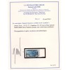 Timbre France Yvert No 155 Orphelin de la Guerre Noir et bleu neuf ** avec certificat