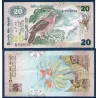 Sri Lanka P.86a, TTB Billet de 20 Rupees 1979 pigeon
