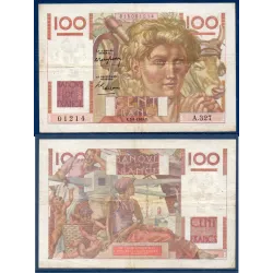 100 Francs Jeune Paysan, TB, 7.4.1949 Billet de la banque de France