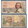 1000 Francs Richelieu, TB-, 7.1.1954 Billet de la banque de France