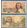 1000 Francs Richelieu, TB-, 1.7.1954 Billet de la banque de France