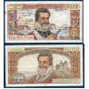5000 Francs Henri IV, TTB-, 3.10.1957 Billet de la banque de France
