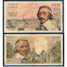 1000 Francs Richelieu, TB-, 7.10.1954 Billet de la banque de France