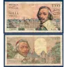 1000 Francs Richelieu, TB-, 1.9.1955 Billet de la banque de France