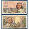 1000 Francs Richelieu, TB, 2.12.1954 Billet de la banque de France