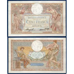 100 Francs LOM, TTB, 27.5.1937 Billet de la banque de France