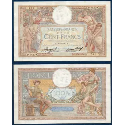 100 Francs LOM, TTB, 27.5.1937 Billet de la banque de France