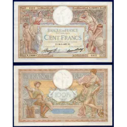100 Francs LOM, TTB, 24.6.1937 Billet de la banque de France