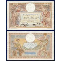 100 Francs LOM, TTB, 24.6.1937 Billet de la banque de France
