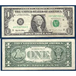 Etats Unis P.496a Saint Louis, TB Billet de 1 Dollar 1995 série H