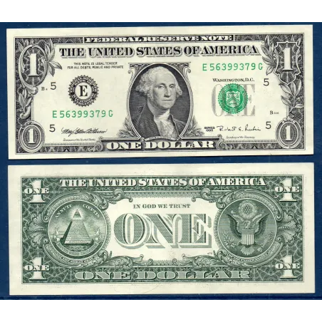 Etats Unis P.496a Richmond, TTB Billet de 1 Dollar 1995 série E