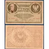 Pologne P.22a, TTB, Billet de 1000 Marek 1919 Tadeusz Kosciuszko
