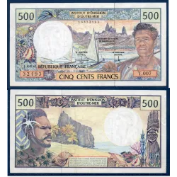Polynésie Française P.1c, TTB Billet de 500 Francs 1995-2000