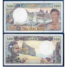 Polynésie Française P.1c, TTB Billet de 500 Francs 1995-2000